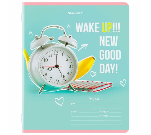 Тетрадь 12 л. BRAUBERG клетка, обложка картон, МИКС-4, 107276