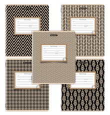 Тетрадь 12 л. BRAUBERG линия, обложка картон, TEXTURE, 107279