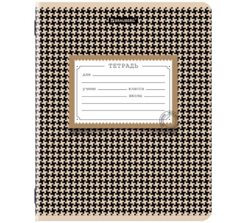 Тетрадь 12 л. BRAUBERG линия, обложка картон, TEXTURE, 107279