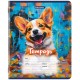 Тетрадь 12 л. BRAUBERG линия, обложка картон, DOGS, 107281