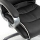 Кресло офисное BRABIX PREMIUM "Strong HD-009", НАГРУЗКА до 200 кг, экокожа черная, ткань серая, 531945