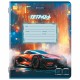 Тетрадь 18 л. BRAUBERG, клетка, обложка картон, SPORT CARS, 107298