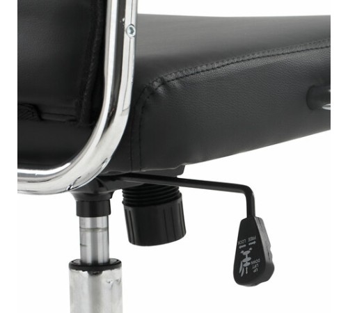 Кресло офисное BRABIX "Style EX-528", экокожа, хром, черное, 531947 Кресло офисное BRABIX "Style EX-528", экокожа, хром, черное, 531947
