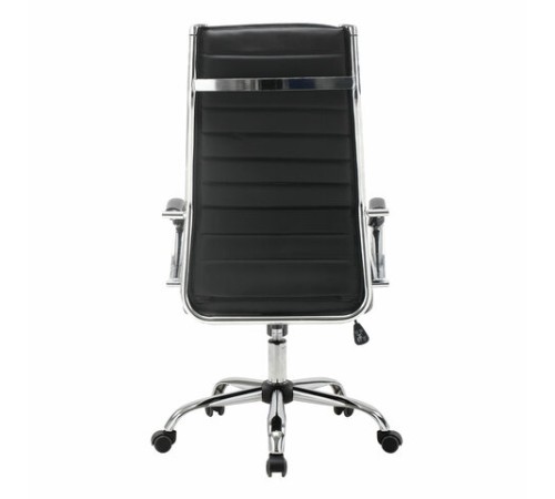 Кресло офисное BRABIX "Style EX-528", экокожа, хром, черное, 531947 Кресло офисное BRABIX "Style EX-528", экокожа, хром, черное, 531947