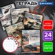 Тетрадь 24 л. BRAUBERG, клетка, обложка картон, AUTO-MOTO, 107307