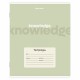 Тетрадь 24 л. BRAUBERG, линия, обложка картон, KNOWLEDGE, 107309