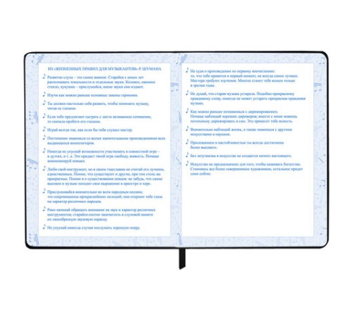 Дневник для музыкальной школы 170х215 мм, 48 л., обложка кожзам твердая, фольга, BRAUBERG, справочный материал, МУЗЫКАНТЫ, 107366