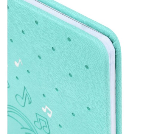 Дневник для музыкальной школы 170х215 мм, 48 л., обложка кожзам твердая, фольга, BRAUBERG, справочный материал, КОТИК, 107367