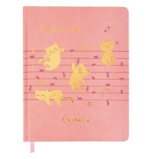 Дневник для музыкальной школы 170х215 мм, 48 л., обложка кожзам твердая, фольга, BRAUBERG, справочный материал, НОТКИ, 107368