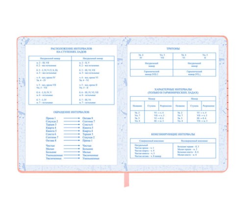 Дневник для музыкальной школы 170х215 мм, 48 л., обложка кожзам твердая, фольга, BRAUBERG, справочный материал, НОТКИ, 107368