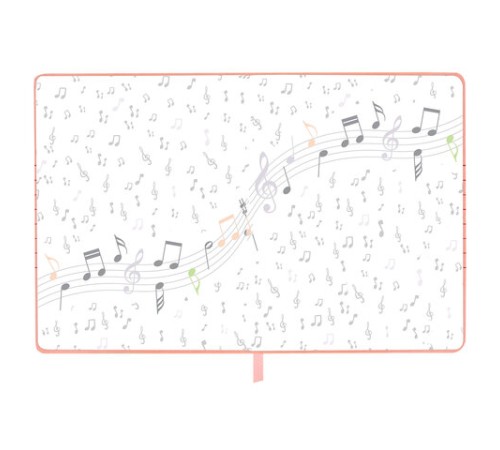 Дневник для музыкальной школы 170х215 мм, 48 л., обложка кожзам твердая, фольга, BRAUBERG, справочный материал, НОТКИ, 107368
