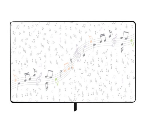 Дневник для музыкальной школы 170х215 мм, 48 л., обложка кожзам твердая, фольга, BRAUBERG, справочный материал, КЛАССИКА, 107369