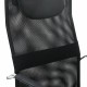 Кресло офисное BRABIX "Fit EX-514", с подголовником, хром, черное, 531949