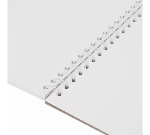 Скетчбук, акварельная белая бумага 200 г/м2 ГОЗНАК, 280х280 мм, 20 л., гребень, подложка, BRAUBERG ART DEBUT, 110992