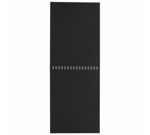 Скетчбук, черная бумага 120 г/м2, 205х290 мм, 20 л., гребень, жёсткая подложка, BRAUBERG ART DEBUT, 110995