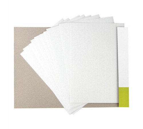 Папка для рисования А4, 10 листов, 160 г/м2, ЮНЛАНДИЯ, 210х297 мм, 