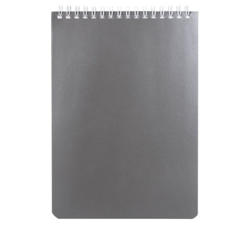 Блокнот А5 146х205 мм, 60 л., гребень, перфорация на отрыв, лакированный, BRAUBERG, 