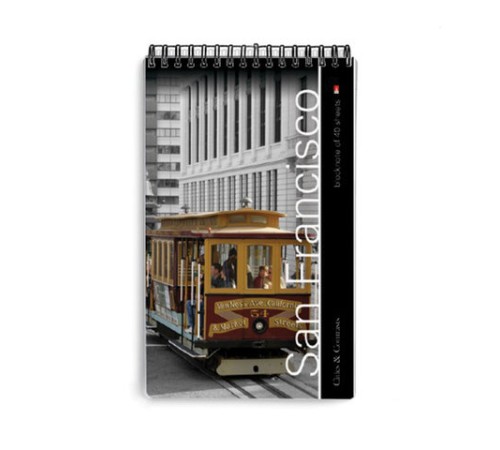 Блокнот А5, 40 л., гребень, ламинированный картон, клетка, Альт, 