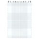 Блокнот А5, 40 л., гребень, ламинированный картон, клетка, Альт, 
