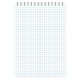 Блокнот А5, 40 л., гребень, ламинированный картон, клетка, Альт, 