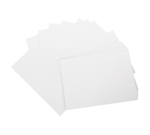 Картон белый А4 МЕЛОВАННЫЙ (белый оборот), 20 листов, в папке, ОСТРОВ СОКРОВИЩ, 200х290 мм, 111313