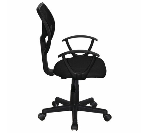 Кресло компактное BRABIX "Flip MG-305", ткань TW, черное, 531952