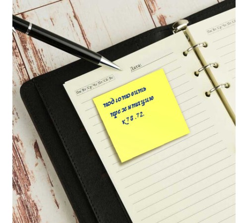 Блок самоклеящийся (стикеры) BRAUBERG НЕОНОВЫЙ 76х76 мм, 400 листов, 7 цветов, 111350