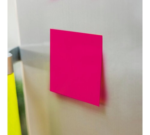 Блок самоклеящийся (стикеры) ЮНЛАНДИЯ НЕОНОВЫЙ 76х76 мм, 400 листов, 7 цветов, 111351