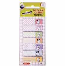 Закладки клейкие ЮНЛАНДИЯ бумажные 