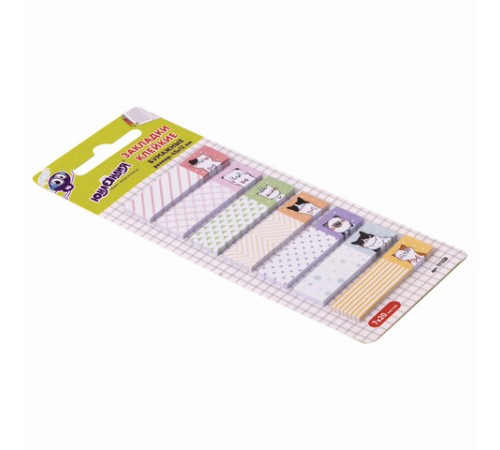 Закладки клейкие ЮНЛАНДИЯ бумажные 