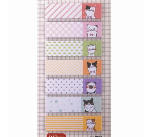 Закладки клейкие ЮНЛАНДИЯ бумажные 