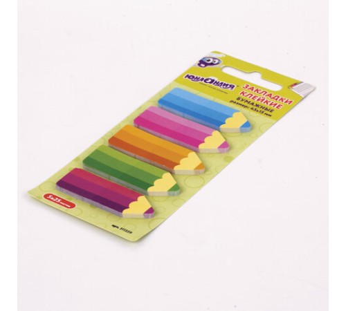 Закладки клейкие ЮНЛАНДИЯ бумажные 