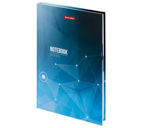 Блокнот БОЛЬШОЙ ФОРМАТ (215х295 мм) А4, 128 л., твердый, клетка, блок 4 цвета, BRAUBERG, 