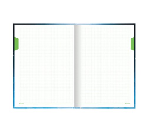 Блокнот БОЛЬШОЙ ФОРМАТ (215х295 мм) А4, 128 л., твердый, клетка, блок 4 цвета, BRAUBERG, 