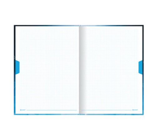 Блокнот БОЛЬШОЙ ФОРМАТ (215х295 мм) А4, 128 л., твердый, клетка, блок 4 цвета, BRAUBERG, 