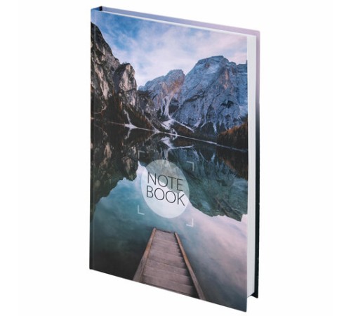 Блокнот БОЛЬШОЙ ФОРМАТ 205х290 мм А4, 128 л., твердый, клетка, STAFF, 