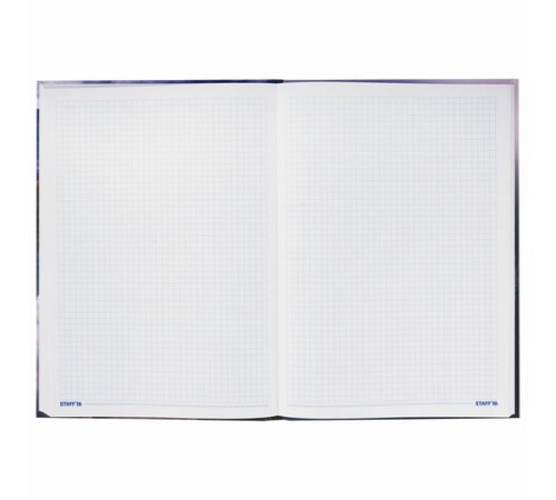 Блокнот БОЛЬШОЙ ФОРМАТ 205х290 мм А4, 128 л., твердый, клетка, STAFF, 