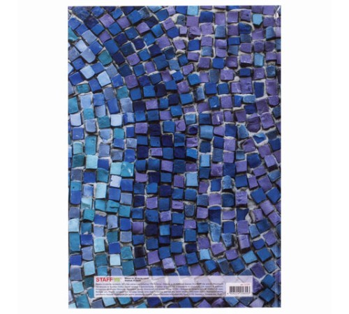 Блокнот БОЛЬШОЙ ФОРМАТ 205х290 мм А4, 80 л., твердый, клетка, STAFF, 