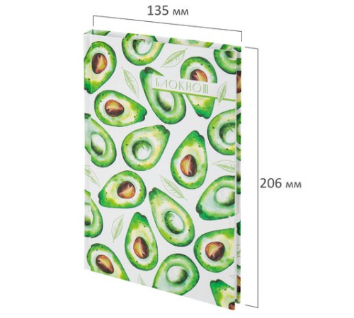 Блокнот А5 134х206 мм, 80 л., твердый, клетка, STAFF, 