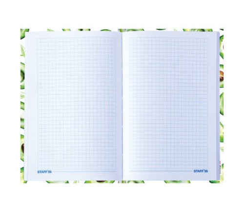 Блокнот А5 134х206 мм, 80 л., твердый, клетка, STAFF, 