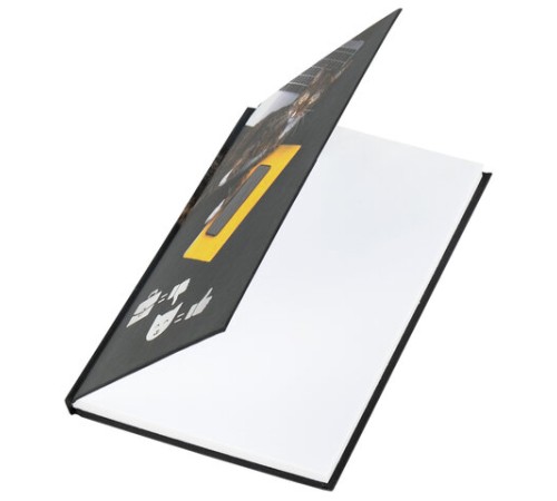 Блокнот А5 (135х206 мм), 80 л., твердый, выборочный лак, клетка, STAFF, 