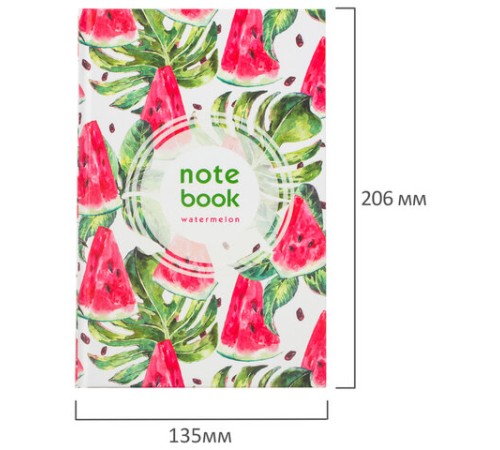 Блокнот А5 134х206 мм, 80 л., твердый, клетка, выборочный лак, STAFF, 