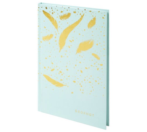 Блокнот А5 134х206 мм, 80 л., твердый, клетка, тиснение фольгой, STAFF, 