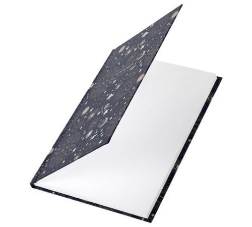 Блокнот А5 134х206 мм, 80 л., твердый, клетка, тиснение фольгой, STAFF, 