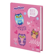 Блокнот МАЛЫЙ ФОРМАТ 110х147 мм, А6, 80 л., твердый, клетка, ЮНЛАНДИЯ, 