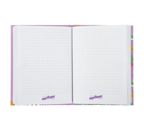 Блокнот МАЛЫЙ ФОРМАТ 110х147 мм, А6, 80 л., твердый, клетка, ЮНЛАНДИЯ, 