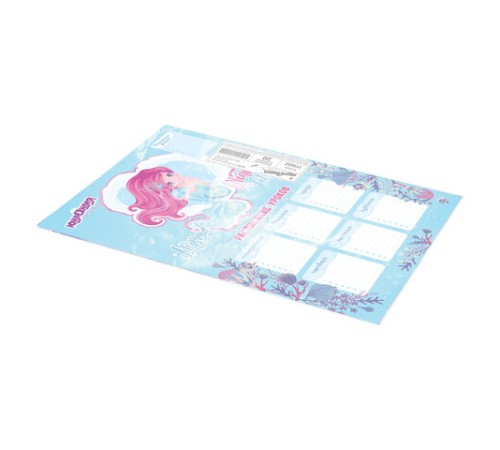 Расписание уроков и звонков А3, ЮНЛАНДИЯ, для девочек, ассорти (2 вида), 111652