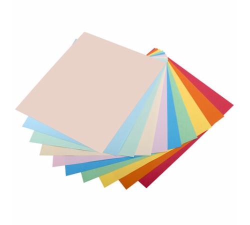 Бумага для оригами и аппликаций 21х21 см, 100 листов, 10 цветов, ОСТРОВ СОКРОВИЩ, 111947