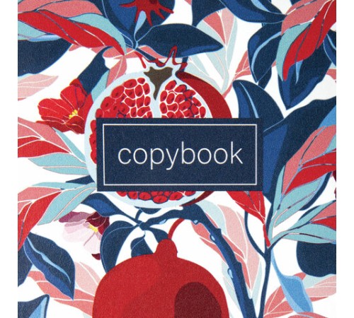 Тетрадь на кольцах А5 (180х220 мм), 80 листов, под кожу, клетка, BRAUBERG VISTA, Pomegranate, 112126