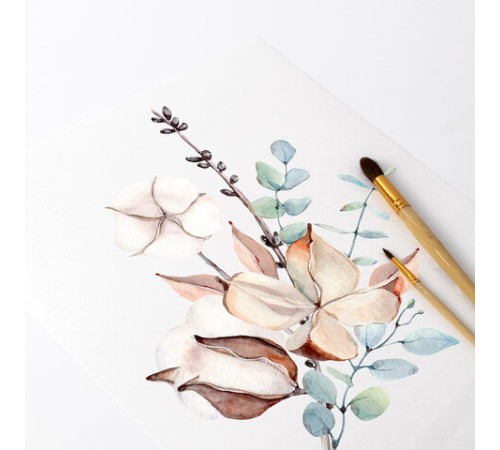 Папка для акварели БОЛЬШАЯ А3, 10 л., 